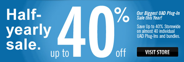 Universal Audio Sale Now On